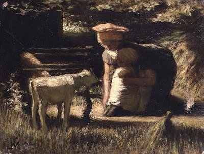 Zapoznanie się (Mała Koza) autorstwa Matthijs Maris