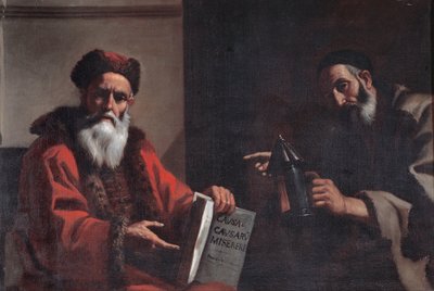 Diogenes i Platon autorstwa Mattia Preti