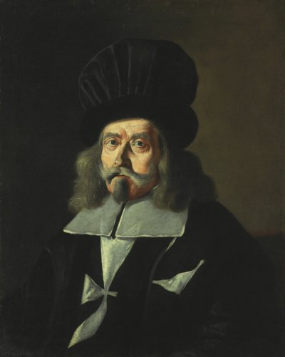 Portret wielkiego mistrza Zakonu Kawalerów Maltańskich, Martina de Redin autorstwa Mattia Preti