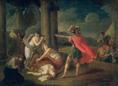 Śmierć Kamili, siostry Horatiusa, 1787 autorstwa Matvei Ivanovich Puchinov