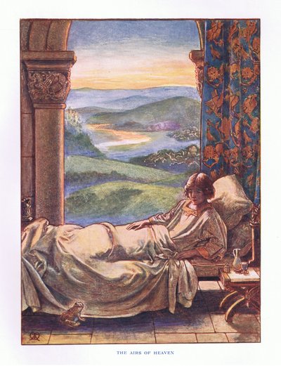 Powietrze Niebios, ilustracja z Lady and Fairy Tales, 1914 autorstwa Maud Tindal Atkinson