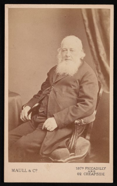 Portret Johna Goulda 1804-1881, przed 1875 r. autorstwa Maull and Co