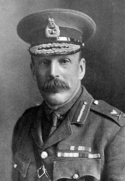 Generał Sir Stanley Maude, brytyjski dowódca w Mezopotamii, 1917, c1920. autorstwa Maull and Fox