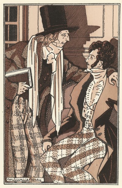 Ilustracja do Scenes de la Vie de Boheme Henri Murgera (lito) autorstwa Maurice Berty
