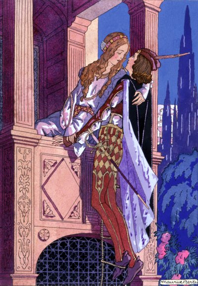 Romeo i Julia, ok. 1930 r. (ilustracja) autorstwa Maurice Berty