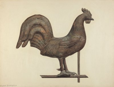 Zwieńczenie wiatrowskazu, ok. godz. 1938. autorstwa Maurice Blumenfeld