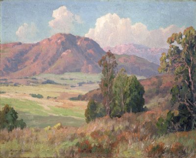 Wzgórza San Diego (olej na płótnie) autorstwa Maurice Braun
