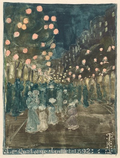 Dzień Bastylii autorstwa Maurice Brazil Prendergast