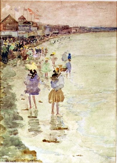 Crescent Beach autorstwa Maurice Brazil Prendergast