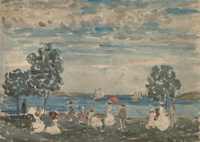 Figurki na plaży, 19101915. autorstwa Maurice Brazil Prendergast