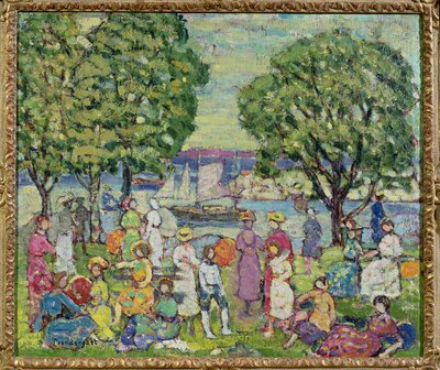 Port w Gloucester autorstwa Maurice Brazil Prendergast