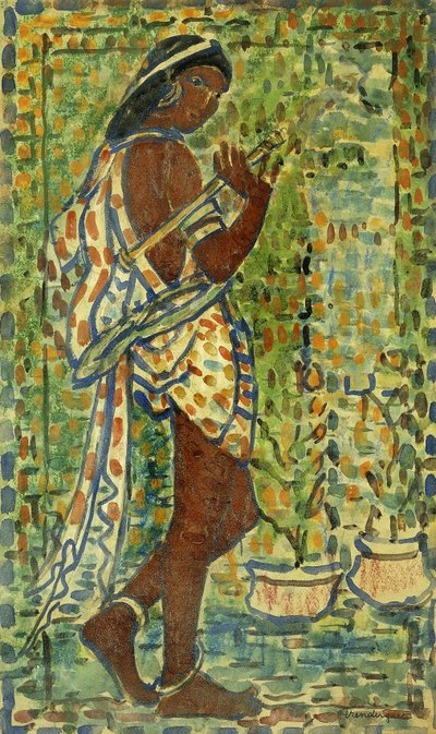 Tancerka hinduska, ok. 1910-1913 autorstwa Maurice Brazil Prendergast