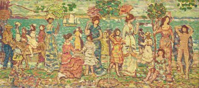 Promenada, ok. 1914-15 autorstwa Maurice Brazil Prendergast
