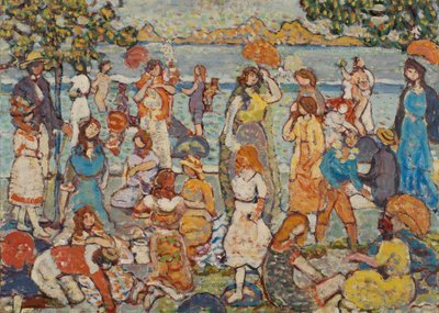 Plaża autorstwa Maurice Brazil Prendergast