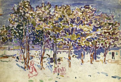 Drzewa, 1918. autorstwa Maurice Brazil Prendergast