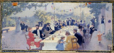 Uczta weselna autorstwa Maurice Chabas