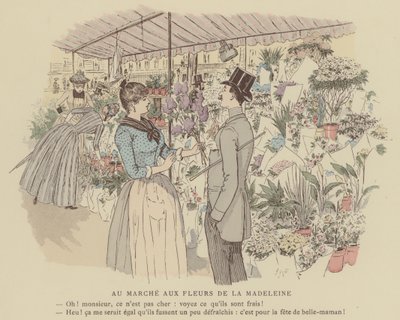 Ilustracja do Paris Brilliant (kolor lito) autorstwa Maurice Charles Mathieu Bonvoisin