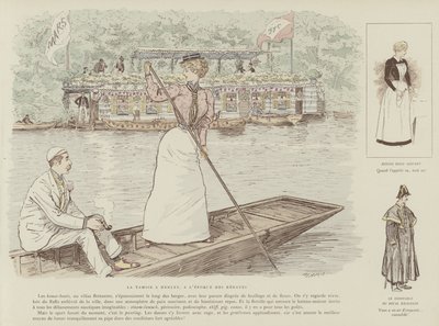 Ilustracja do La Vie De Londres autorstwa Mars autorstwa Maurice Charles Mathieu Bonvoisin
