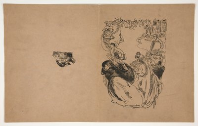 Les Camelots de la Pensée (dowód na pokrycie) autorstwa Maurice Delcourt