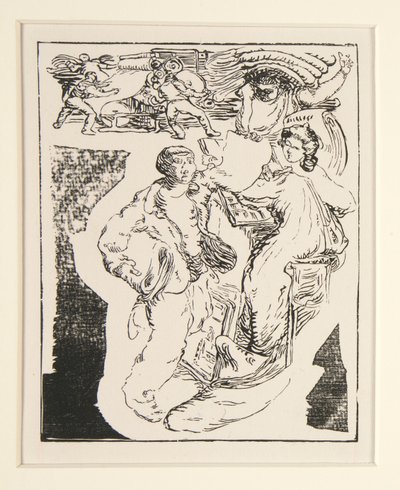 Sprzedawcy uliczni w La Pensee; Camelot i papier, s. 29 autorstwa Maurice Delcourt
