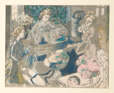 Sklep Milliners autorstwa Maurice Delcourt