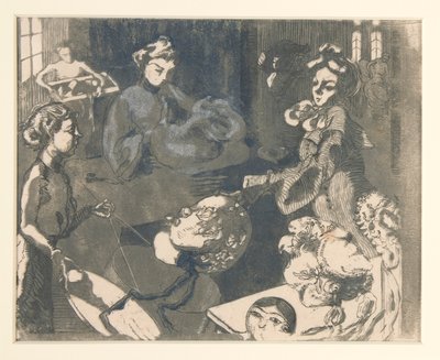 Sklep Milliners autorstwa Maurice Delcourt