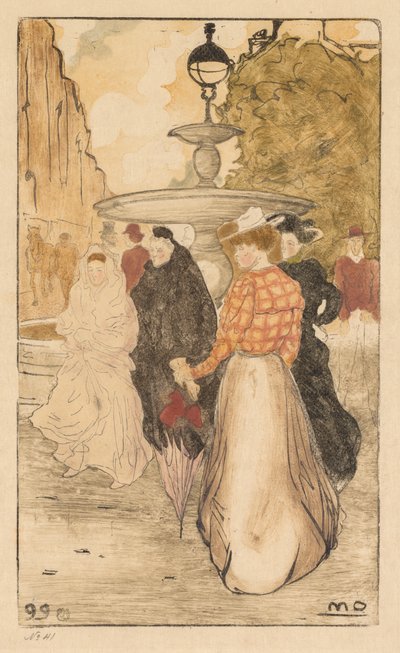 Plac św. Jerzego, 1899. autorstwa Maurice Delcourt