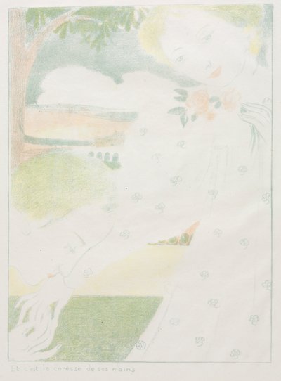 I jest to pieszczota ich rąk autorstwa Maurice Denis