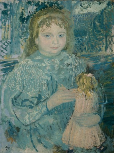 Dziewczynka z lalką (Thérèse Watillaux) autorstwa Maurice Denis