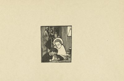 Illustratie bij gedicht in dichtbundel Sagesse van Paul Verlaine Dwa nowe drewno dla Sagesse autorstwa Paula Verlaine Proces (tytuł serii) autorstwa Maurice Denis
