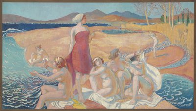 Przebudzenie Odyseusza. autorstwa Maurice Denis