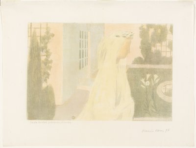 Życie staje się cenne, dyskretne, talerz jedenaście od Miłości autorstwa Maurice Denis