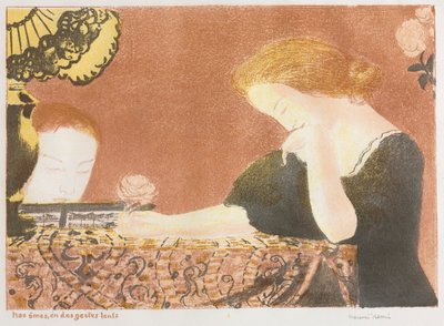 Miłość: Nasze dusze, w Slight Gestures, 1892-1898, opublikowana w 1911. autorstwa Maurice Denis