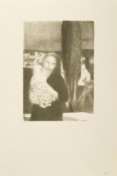 Maternite au cypres (Matka i dziecko pod cyprysem) autorstwa Maurice Denis