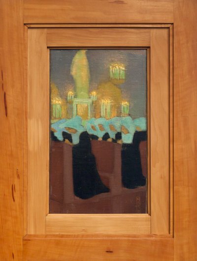 Msza poranna (modlące się zakonnice) autorstwa Maurice Denis