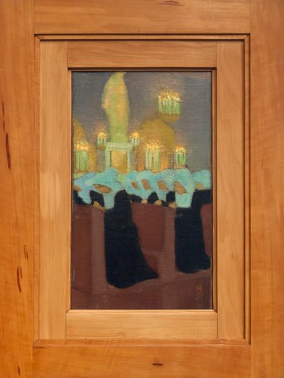 Msza poranna (modlące się zakonnice) autorstwa Maurice Denis