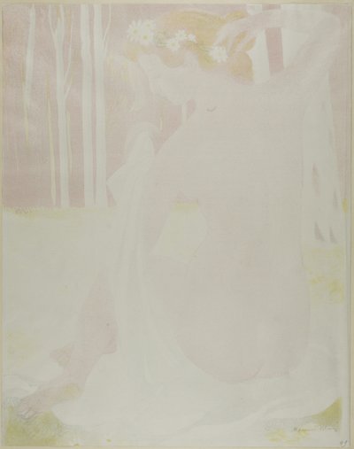 Nimfa w koronie stokrotek autorstwa Maurice Denis