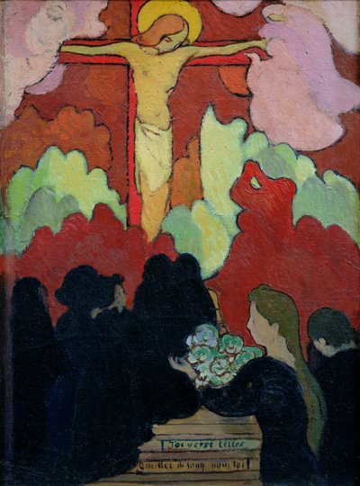 Ofiara na Kalwarii, ok. 1890 r. (olej na płótnie) autorstwa Maurice Denis