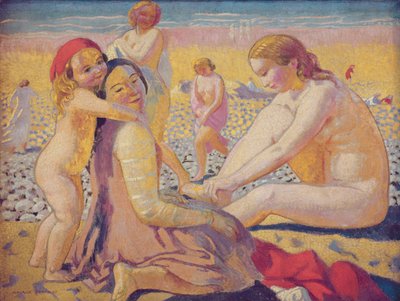 Na plaży z Red Hat autorstwa Maurice Denis