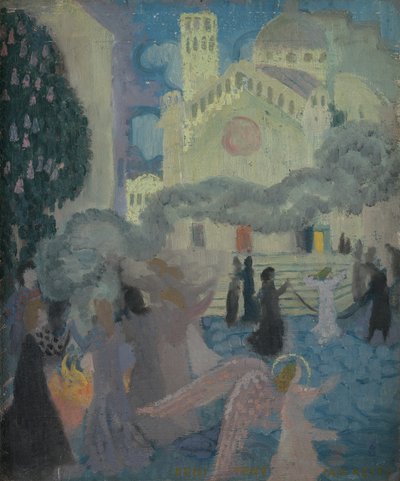 Pokuta, ok. 1896 (olej na pokładzie) autorstwa Maurice Denis