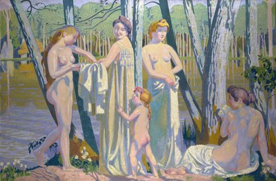 Kąpiący się autorstwa Maurice Denis