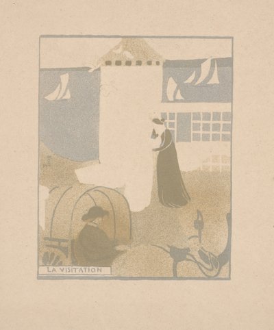 Nawiedzenie Matki Boskiej autorstwa Maurice Denis