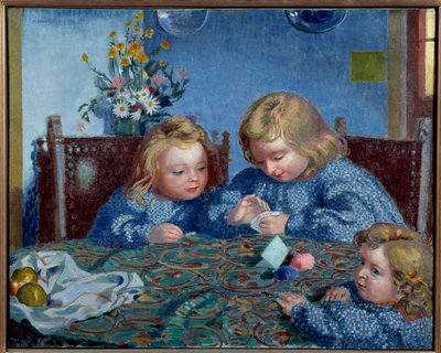 Lekcja szycia autorstwa Maurice Denis