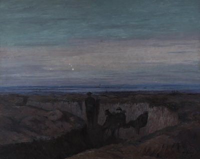 Świt nad rowem Ouse, 1918 autorstwa Maurice Galbraith Cullen