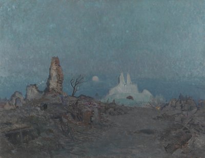 Zatopiona droga, Hangard, 1918 autorstwa Maurice Galbraith Cullen