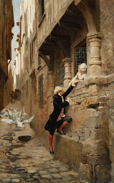 Wąska ucieczka autorstwa Maurice Leloir