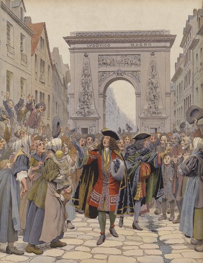 Boufflery zimą 1709, uspokajające zamieszanie autorstwa Maurice Leloir