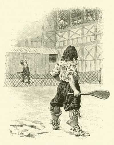 Ilustracja do Trzech Muszkieterów (rycina) autorstwa Maurice Leloir