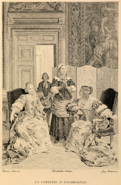 Hrabina Escarbagnas według Moliere