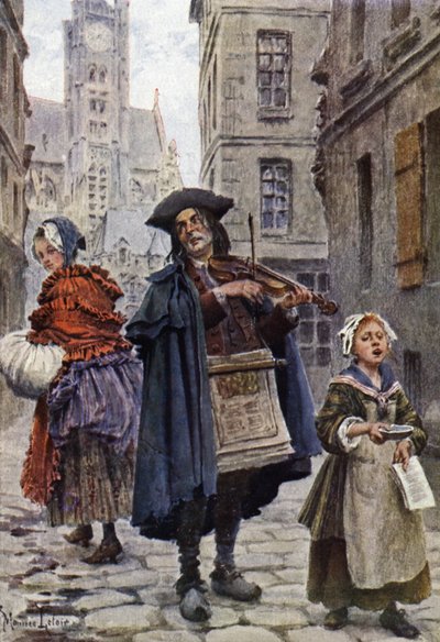 Piosenkarka skarg autorstwa Maurice Leloir